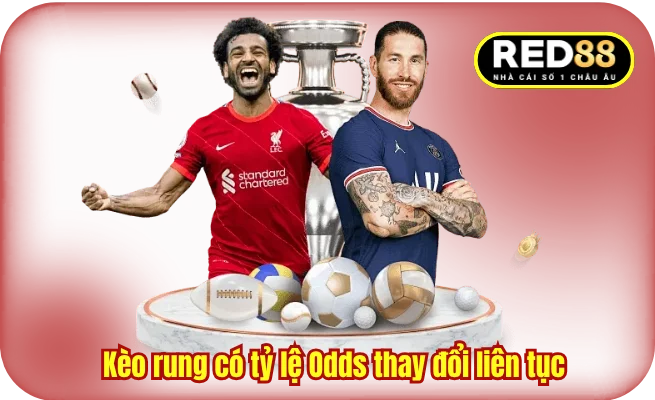 Kèo rung có tỷ lệ Odds thay đổi liên tục 